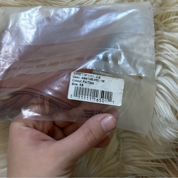 FREE PEOPLE x TOAST SWIM Signature Apex Top In Patina - Picture 4 of 4